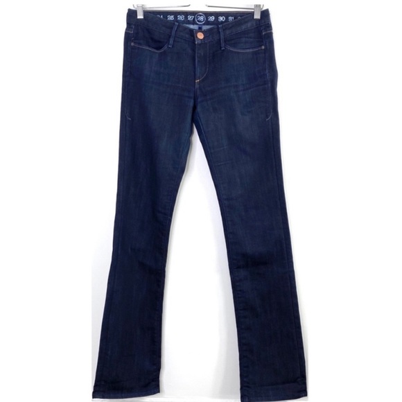 EARNEST Sewn Decca 93 Straight Legs Jeans in Dark Indigo Size 28 - Picture 2 of 9